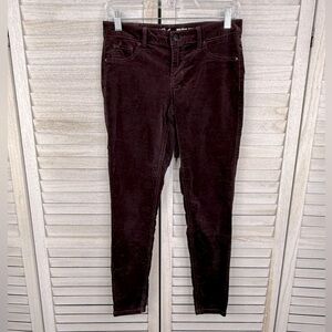 MOSSIMO Velvety Mid Rise Stretch Jegging Purple-2 (26/R)